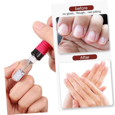 PartyKindom 100pcs Nail Sanding Bands Set for Manicure Professional Nail Drill Accessories Compatible Most Drills for Home and Salon Use in Saudi Arabia