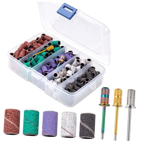 VALICLUD 1 Set Nail Polishing Bands for Manicure and Includes Sanding Rings with Mandrel Durable Nail Accessories for Home and Professional Use in Saudi Arabia
