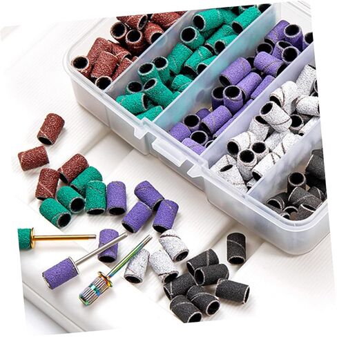 VALICLUD 1 Set Nail Polishing Bands for Manicure and Includes Sanding Rings with Mandrel Durable Nail Accessories for Home and Professional Use in Saudi Arabia