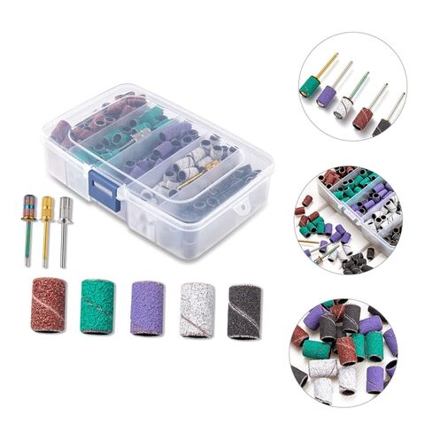 VALICLUD 1 Set Nail Polishing Bands for Manicure and Includes Sanding Rings with Mandrel Durable Nail Accessories for Home and Professional Use in Saudi Arabia
