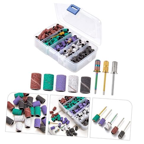 VALICLUD 1 Set Nail Polishing Bands for Manicure and Includes Sanding Rings with Mandrel Durable Nail Accessories for Home and Professional Use in Saudi Arabia