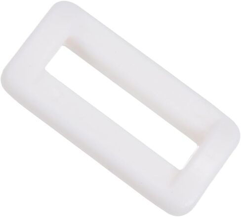 50 Pack Rectangle Buckle - Plastic Ring Buckles Webbing Slider, Apply to Purse Belt Strap Hardware (25/32 Inches, Black) in Saudi Arabia
