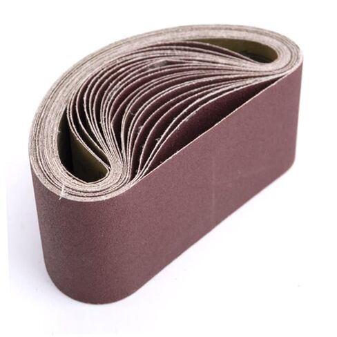 KALLORY 6pcs Sanding Bands for Belt Sander Machines Grit Sandpaper Belts Durable and Efficient Woodworking Supplies for Polishing and Grinding Complex Surfaces in Saudi Arabia