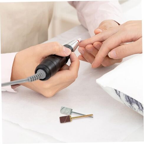 LIFKOME Nail Sanding Bands Kit for Nail Drill Professional Mandrel Bit Polishing Bands Mixed Colors Easy to Use for Home Nail Salon Nail Art Enthusiasts in Saudi Arabia