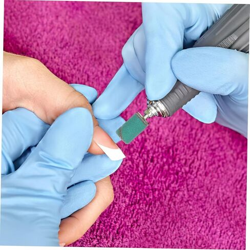 LIFKOME Nail Sanding Bands Kit for Nail Drill Professional Mandrel Bit Polishing Bands Mixed Colors Easy to Use for Home Nail Salon Nail Art Enthusiasts in Saudi Arabia