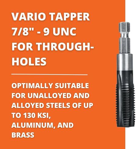 Fein Vario Drill/driver Tapper 7/8 Inch-9 Unc For Through-Holes in Saudi Arabia