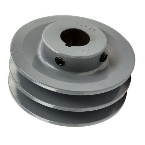 2AK39 Cast Iron Dual Groove Pulley - for Masterdrive Mechanical Power Transmission Replacement 2AK39-7/8 - Cast Iron Pulley - 3.75" Belt A Section 4L Pulley fits 7/8" Shaft - Air Compressor Parts in Saudi Arabia
