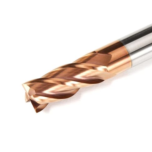 1pcs Tungsten Carbide 4 Flute End Mill HRC55 Diameter 1-20mm CNC Maching Mills Alloy Coating Steel Cutting Tool(10pcs,18X18DX100L-4F) in Saudi Arabia