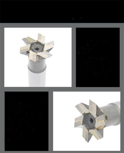 1pcs 45 Degree Dovetail Cutter 12-45mm Tungsten Carbide Straight Shank Slot Milling End Mill for Metal Cutting Grooving(35X45degX16X4T) in Saudi Arabia