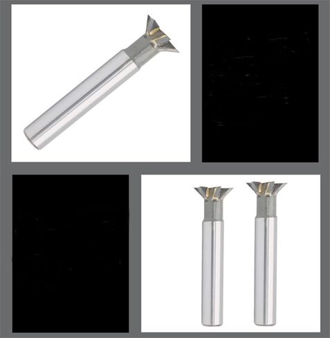 1pcs 45 Degree Dovetail Cutter 12-45mm Tungsten Carbide Straight Shank Slot Milling End Mill for Metal Cutting Grooving(35X45degX16X4T) in Saudi Arabia