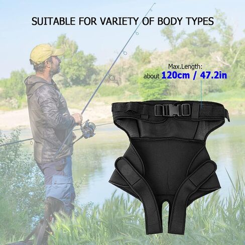 Fishing Seat Cushion, Thickened Butt Pad, Wearable Seat Cushion with Adjustable Strap & Breathable Mesh Waist Support Padding for Boat Lake Ice Fishing Outdoor Sports in Saudi Arabia