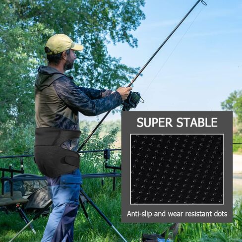 Fishing Seat Cushion, Thickened Butt Pad, Wearable Seat Cushion with Adjustable Strap & Breathable Mesh Waist Support Padding for Boat Lake Ice Fishing Outdoor Sports in Saudi Arabia