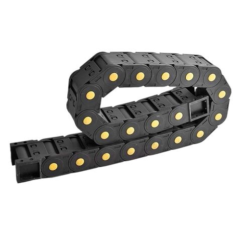 20x57 سلاسل الكابلات البلاستيكية حامل سلك سلسلة السحب مغلق بالكامل مع موصلات نهاية (25X38L_TYPEC) in Saudi Arabia
