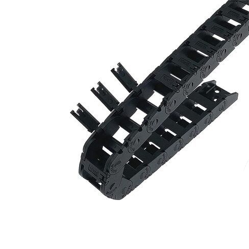 1M Open Drag Chain Bridge Type 10x11/10x15mm R18 Wire Cable Carrier with Ends Drag Towline for 3D Printer Part Laser Engraving(10x15mm) in Saudi Arabia