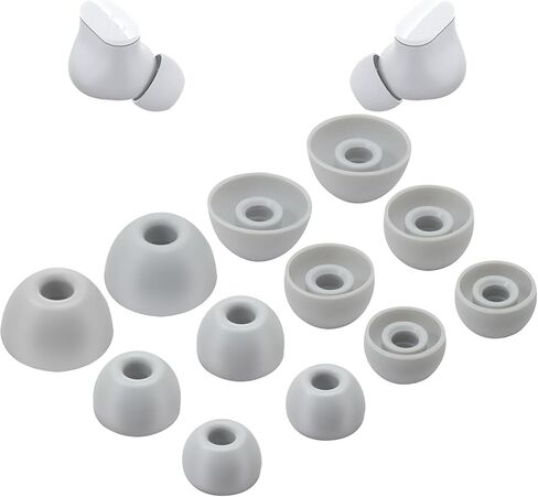 Replacement Eartips for Beats Studio Buds/Fit Pro/Studio Buds+, Silicone Earbuds S/M/L 3 Size Earbuds Eartips，Flexible Rubber Gel Cover Skin Accessories-red in Saudi Arabia