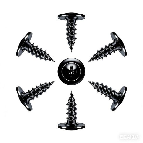 مسامير خشبية سوداء، #6 × 1/2 بوصة 100 قطعة من مسامير خشبية ذات رأس تروس معدلة من فيليبس، معدنية سريعة التنصت على الذات من أكسيد الزنك in Kuwait