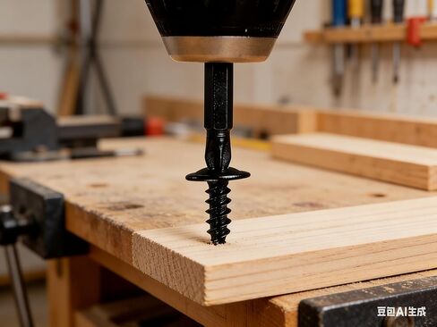 مسامير خشبية سوداء، #6 × 1/2 بوصة 100 قطعة من مسامير خشبية ذات رأس تروس معدلة من فيليبس، معدنية سريعة التنصت على الذات من أكسيد الزنك in Kuwait