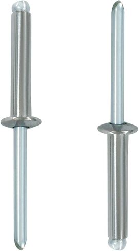 60Pcs Stainless Steel Blind Rivets, 3/16" x 1" Tri-Fold Exploding Pop Rivets, Tri Grip Mandrel Assortment in Saudi Arabia