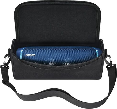 حقيبة حمل محمولة لمكبر صوت Sony SRS-XB43 - حقيبة سفر مع جيوب إضافية للشاحن والكابلات والملحقات، حزام كتف متين للاستخدام في الهواء الطلق، والحفلات، والشاطئ in Kuwait