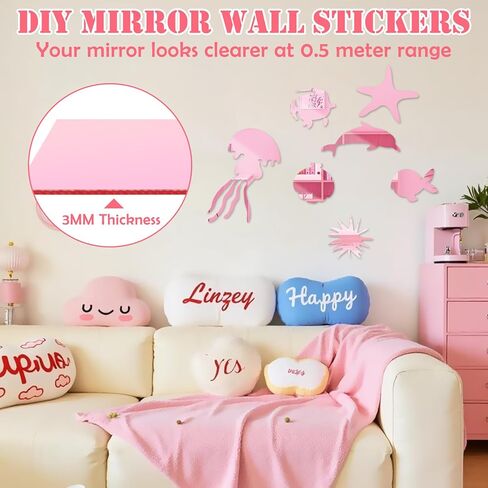 JMIATRY 4 Pack Pink Mirror Acrylic Sheet 1/8 Thick Translucent Mirror Acrylic Sheet 16x12 Inch Plastic Mirror Sheets Pink Plexiglass Sheet Square Board for Signs, Lighting, DIY Crafts in Saudi Arabia