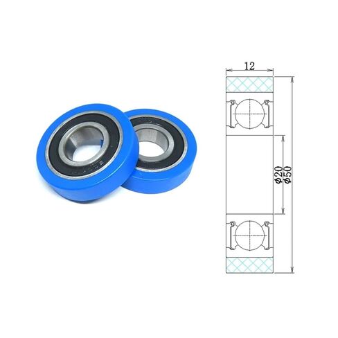 1 قطعة PU600450-12 20x50x12 الأسطوانة المطاطية in Kuwait