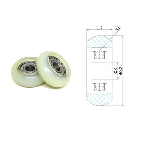 3 قطع محامل PUR60833-12R7 in Kuwait