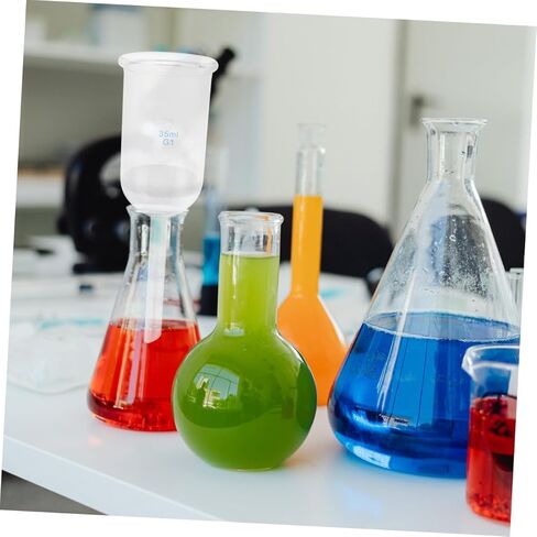 Acid Resistant Sand Core Glass Funnel 35ml Laboratory Filtering Funnel Experimental Equipment in Saudi Arabia