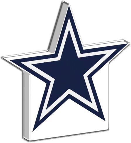 Rico Industries NFL Football Dallas Cowboys Standard Acrylic Shape Cut 3" Desk Art – Premium Freestanding Acrylic Display, Precision‑Cut Mini Desk Décor,for Home, Office, or Gift Giving in Saudi Arabia
