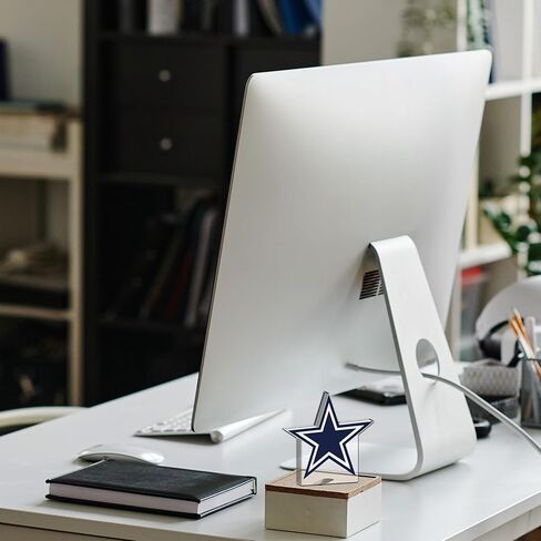 Rico Industries NFL Football Dallas Cowboys Standard Acrylic Shape Cut 3" Desk Art – Premium Freestanding Acrylic Display, Precision‑Cut Mini Desk Décor,for Home, Office, or Gift Giving in Saudi Arabia