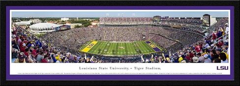 LSU Tigers Football - College Posters, Framed Pictures and Wall Decor by Blakeway Panoramas in Saudi Arabia