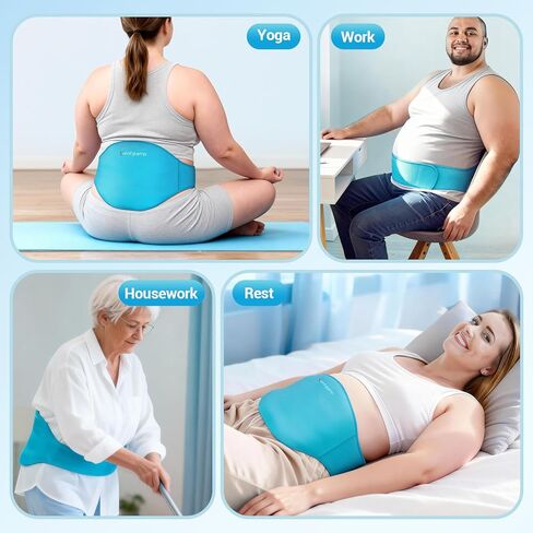 Comfytemp Extra Large Back Ice Pack for Lower Back Pain Relief, Reusable Oversized Gel Cold Pack for Injuries, Hot Cold Compress for Herniated Disc, Lumbar Waist Surgery, 2 Plus Size Gel Packs, L-XXL in Saudi Arabia