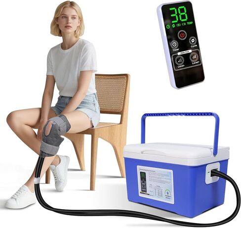 آلة العلاج البارد، بطارية مدمجة بقوة 3000 مللي أمبير في الساعة، العلاج البارد لاستبدال الركبة، آلة الثلج للركبة بعد الجراحة، أنظمة العلاج بالتبريد مناسبة للاستخدام المنزلي، in Kuwait