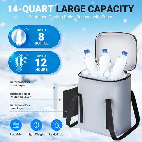 Cold Therapy Machine, Portable Ice Machine for Knee After Surgery，Programmable Knee Replacement Recovery System, Cryotherapy for Post Surgery Recovery Sports Injuries, Reduce Swelling, Gray in Saudi Arabia