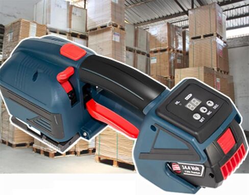 Electric Strapping Machine, Battery Powered, Automatic Hot Melt Strapping Machine, Welding/Wrapping/Cutting, for Strapping Boxes/pallets in Saudi Arabia