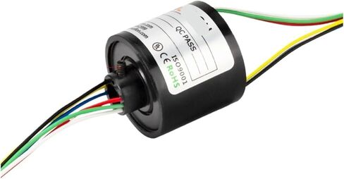 Fishing Reel Slip Ring Conductive 360 ​​Degree Rotating Collector Ring Outer Diameter 12.5 mm 4 Wire Plastic(SKU-01) in Saudi Arabia