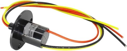 Cap-Type Slip Ring 2/3/4/6//8/12/14/36 Channels, Current 2A/5A/10A/30A, Outer Diameter 22mm Cap-Type Slip Ring(22mm 6CH 5A flangeA) in Kuwait