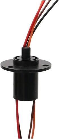 1pc Wind Power Slip Ring 10A 22mm Diameter 2/3/4/6/8 Channel Wire Slip Ring with Flange(Dia 22mm 8CH 10A) in Saudi Arabia
