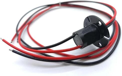 1pcs 22mm/35mm Diameter Conductive Slip Ring 2 Channels 2A/5A/10A/15A/20A/30A/45A/60A/90A Ring Connector 360 Degree Rotary Joint(2CH 10A) in Kuwait