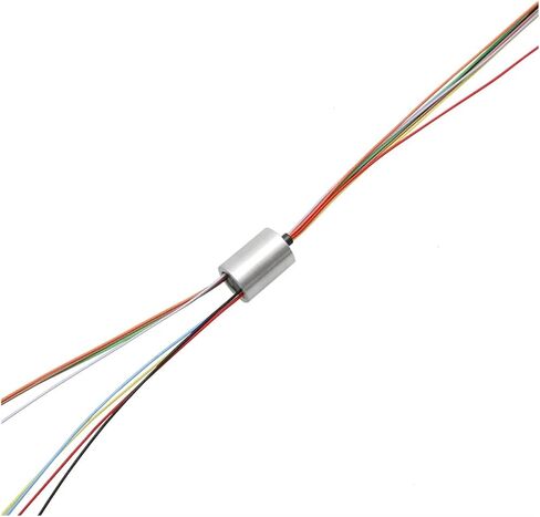 1pcs OD 8.5mm High Speed ​​Conductive Slip Ring Infinite Rotation Ring Joint Connector(Dia 8.5mm 4CH 2A) in Kuwait