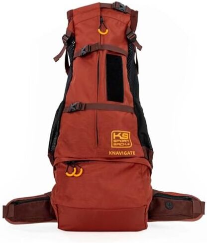 K9 Sport Sack Knavigate - X-Large, Dune - Ideal for Dogs with 23-25" Back Length - Adjustable, Backpack-Style Carrier with Internal Frame & Padded Hip Belt in Kuwait