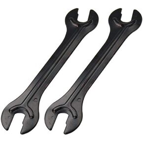 2 Pcs Bike Hub Cone Wrench, Wheel Hubs Pedal Free Hub Spanner Freewheel Cassette Bicycle Removal Repair Tool for Bicycle bike