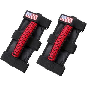 2 Pack Grab Handle for UTV Roll Bar Grab Handles Grips for 1.5" to 2" Rollbar for Honda, Teryx, Can-Am, UTV RZR ATV Polaris Ranger RZR XP900 1000 Honda Pioneer Talon,Black
