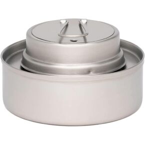 The Pathfinder School Stainless Steel Alcohol Camp Cooking Pack Stove