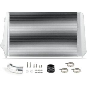 MMINT-DMAX-17BK Mishimoto Performance Intercooler, Compatible With Chevrolet/GMC 6.6L Duramax 2017-2019, Black