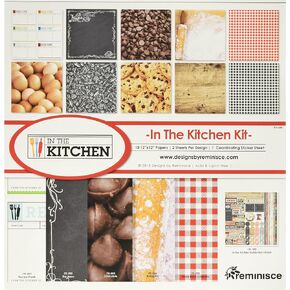 Reminisce in The Kitchen Collection Kit, Multicolor, 12" by 12", (ITK-200)
