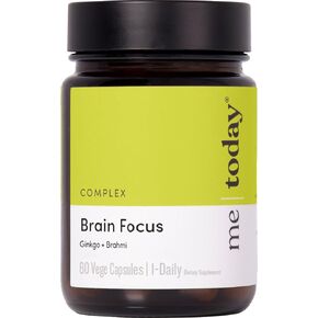 – Brain Focus Supplement for Adults, Contains Ginkgo & Brahmi for Mental Clarity, 60 Vegan Friendly Capsules