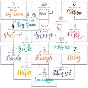 16 Open When Envelopes, Colorful Envelope，Leaving Home Gift, Gift for college students long distance friends-XF-001 in Saudi Arabia