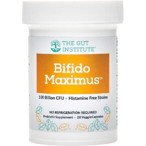 Bifido Maximus Ultra High Potency Probiotics for Women and Men - Bifidobacterium longum 100 Billion CFUs - 28 ct - 7 Strains - No Histamines - No Refrigeration Needed - Made in USA