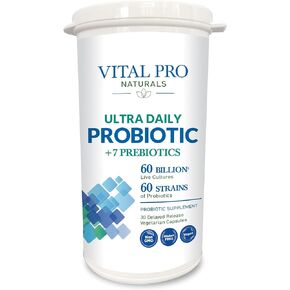 Vital Pro Naturals - Ultra Daily Probiotic Plus Prebiotics 30 Capsules
