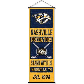 Nashville Predators Banner and Scroll Sign